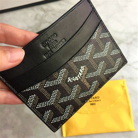 goyard card holder sale